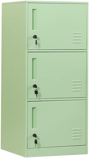Casillero de almacenamiento vertical metálico de 2 puertas para habitación de niños, escuela, oficina, hogar, apilable, de acero, para juguetes y equipo deportivo, dispositivo antivuelco (2D,