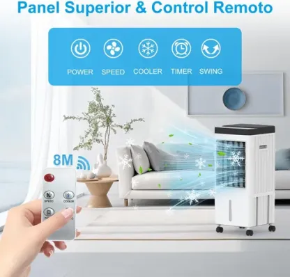 Ventilador Enfriador Aire Acondicionado Humidificador Ligero