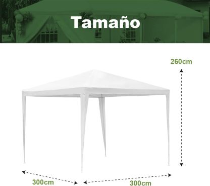 Toldos Plegables Tienda De Fiesta Carpa Impermeable (3m*6m)