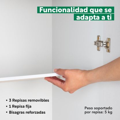 Kingshouse | Ropero De 6 Puertas con 2 Cajones – Color Café – Barra para Colgar – Estructura MDP – Mueble Organizador De Ropa – Armario para Casa, Recámara y Hogar