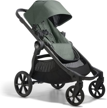 Baby Jogger® City Select® 2 Single-to-Double Modular Stroller, Eco Collection, Lunar Black