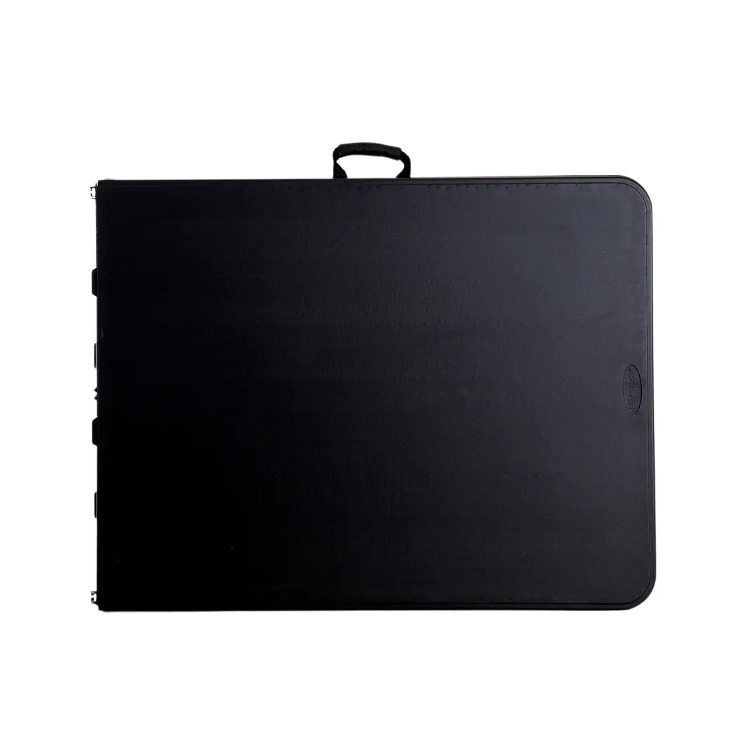 Paquete de 4 Mesas Plegables Blancas 180 cm para Eventos y Fiestas Cómodas y Prácticas