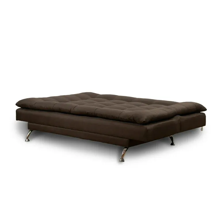 Paquete Majestic, Sala modular + Sofá Cama 3 posiciones 2 en 1, Atlas del Descanso color Café