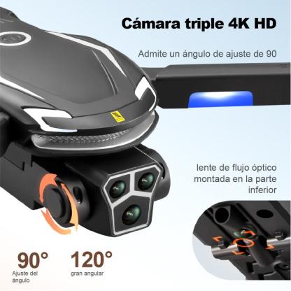 Mini Dron V888 8k Profesional Dual Cámara, Fpv 2.4ghz