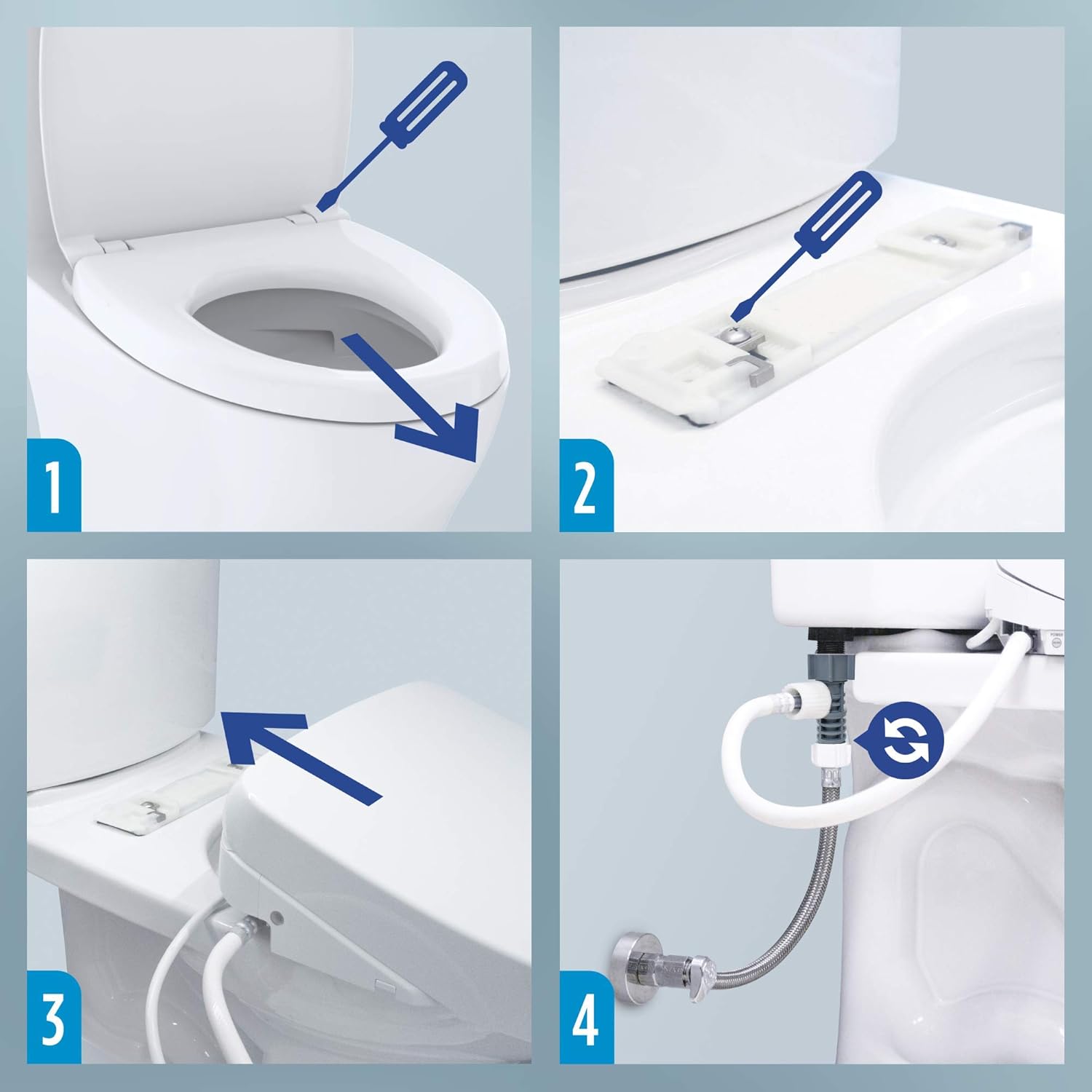 TOTO WASHLET C5 - Asiento de inodoro electrónico para bidé con limpieza PREMIST y EWATER+, alargado, algodón blanco, SW3084#01