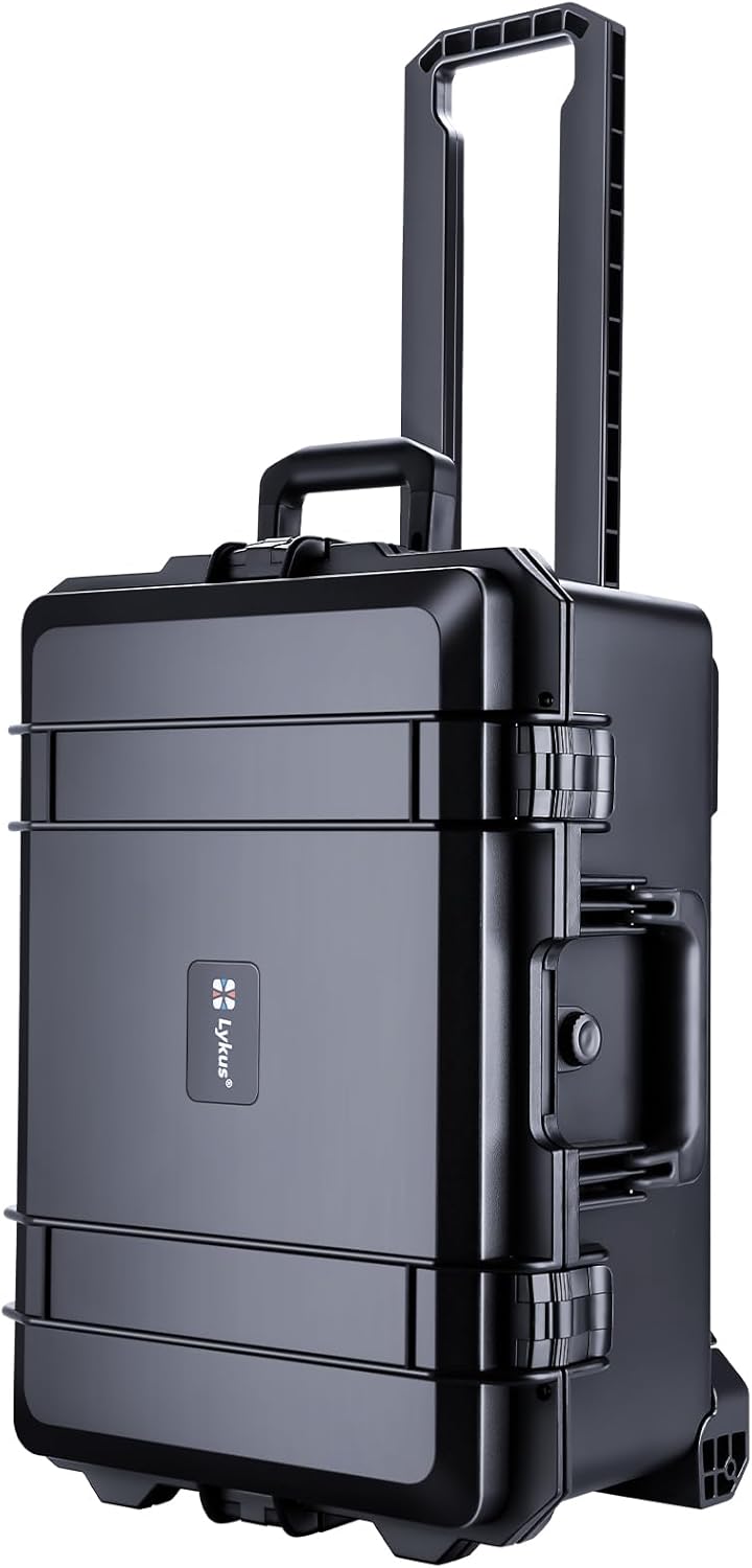 Lykus HC-3810 MaletÃ­n/Maleta/Estuche/Case Impermeable con Espuma, TamaÃ±o Interior 38x28x13.5 cm, Adecuado para CÃ¡mara RÃ©flex, Dron PequeÃ±o, VideocÃ¡mara, CÃ¡mara de AcciÃ³n y MÃ¡s