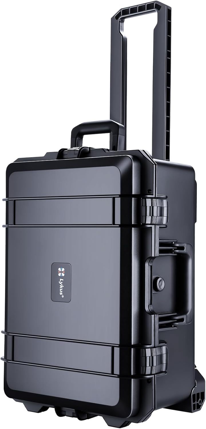 Lykus HC-3810 MaletÃ­n/Maleta/Estuche/Case Impermeable con Espuma, TamaÃ±o Interior 38x28x13.5 cm, Adecuado para CÃ¡mara RÃ©flex, Dron PequeÃ±o, VideocÃ¡mara, CÃ¡mara de AcciÃ³n y MÃ¡s