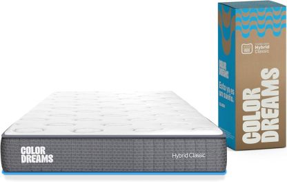 COLORDREAMS ColchÃ³n Individual Classic HÃ­brido 18 cm | Pocket Coil + Memory Foam | Firmeza Media | HipoalergÃ©nico y antiÃ¡caros | Transpirable | 100x190 cm | Colchones en Caja