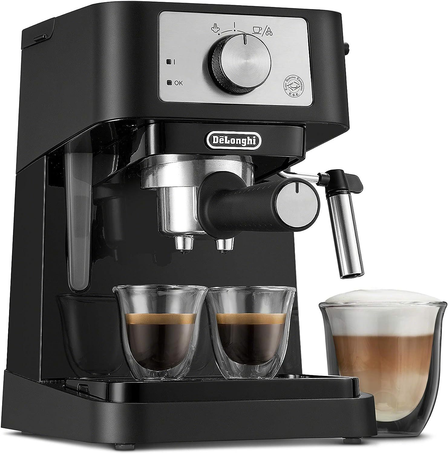 De'Longhi Cafetera Tipo Barista para Espresso EC260BK Stilosa