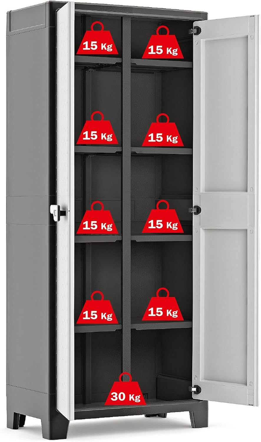 Keter - Titan Multiespacio, gabinete de plastico, resistente