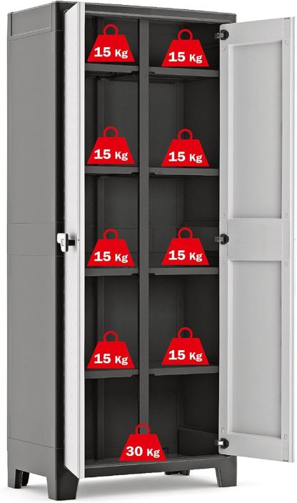 Keter - Titan Multiespacio, gabinete de plastico, resistente