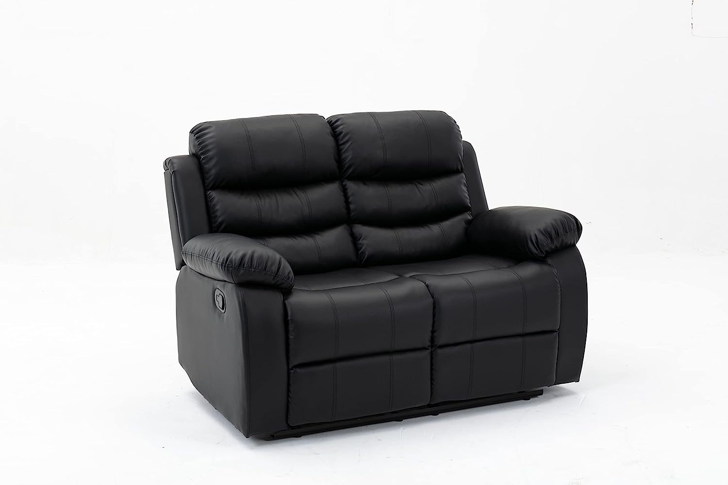 Sillón Midtown Concept Lounge Lounge de 2 secciones tapizado en piel sintética - Marrón - 95 CM X 104 CM X 150 CM 