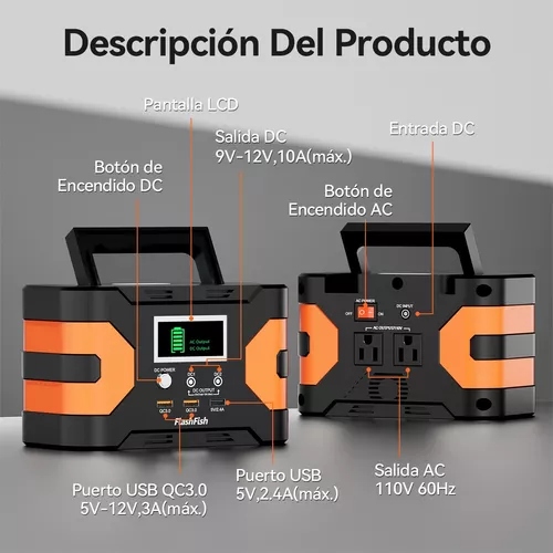 Flashfish Ea150 Portátil Solar Generador Banco De Energía