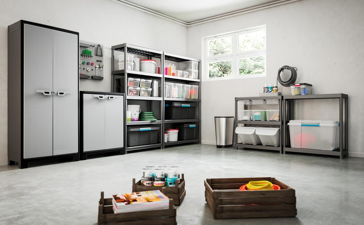 Keter - Titan Multiespacio, gabinete de plastico, resistente