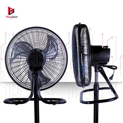Ventilador 18" con Pedestal 3 en 1 Premium Silencioso con Velocidad Ajustable, Potencia Estable y Rejillas de ABS