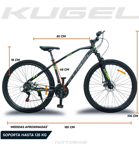 Mountain Bike Kugel Cupra Mtb R29 Frenos De Disco Aluminio
