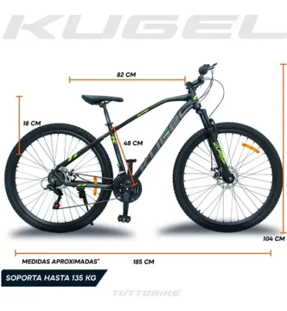 Mountain Bike Kugel Cupra Mtb R29 Frenos De Disco Aluminio