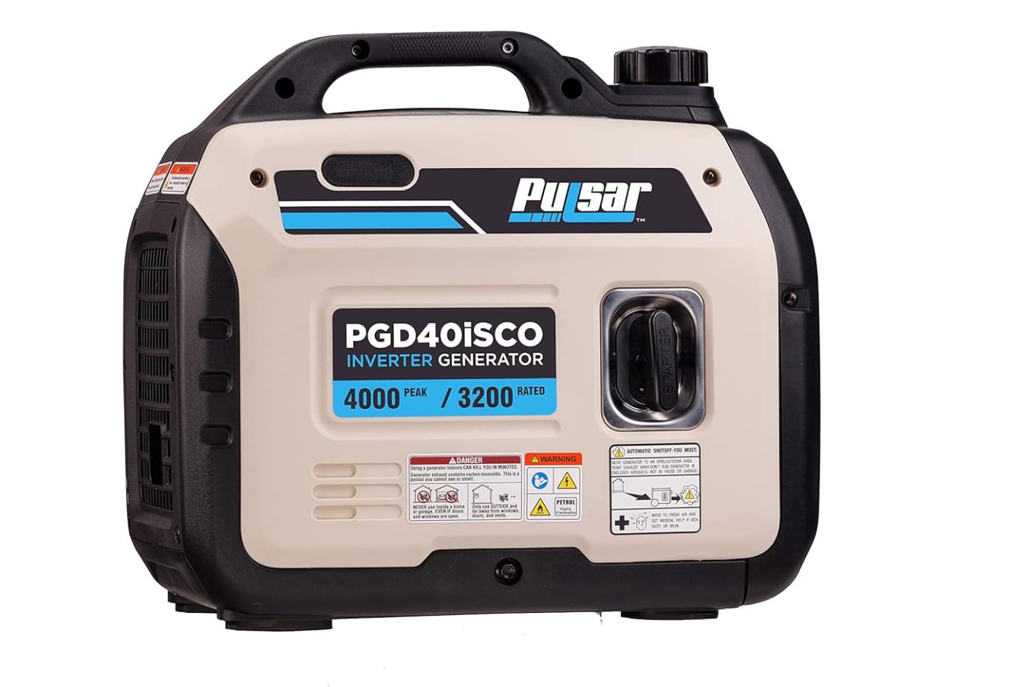 Pulsar PGD40ISCO Generador inversor de gas portátil ultraligero y silencioso 4000W