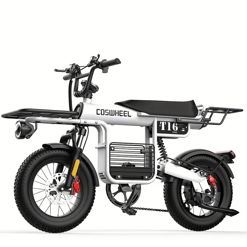 Bicicleta eléctrica Coswheel 48V 20AH Bicicletas eléctricas para adultos Bicicletas de montaña Ebikes Neumáticos gruesos Ciclismo Freno de aceite para exteriores Bicicleta eléctrica