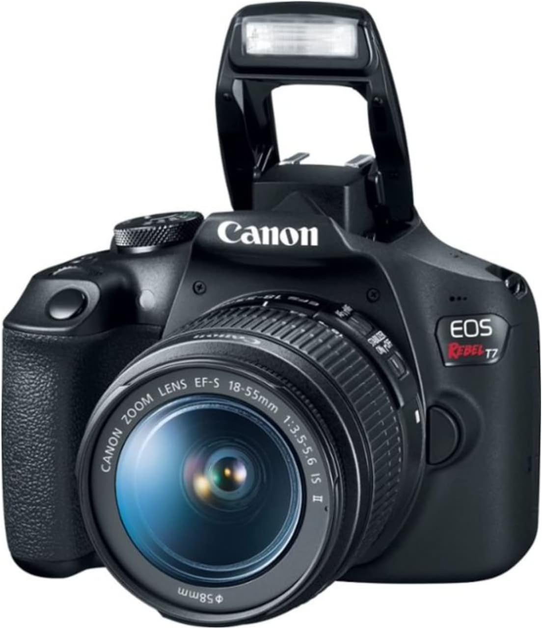 Canon EOS Rebel T7 CÃ¡mara DSLR | Kit de 2 Lentes con Lente EF18-55mm + EF 75-300mm, Negro