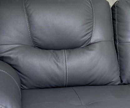 CONFORTOPIEL | Sofá de Piel Genuina Dublin (Chocolate) Medidas APROXIMADAS: (230 cm Largo x 85 cm Profundidad x 95 cm Altura)