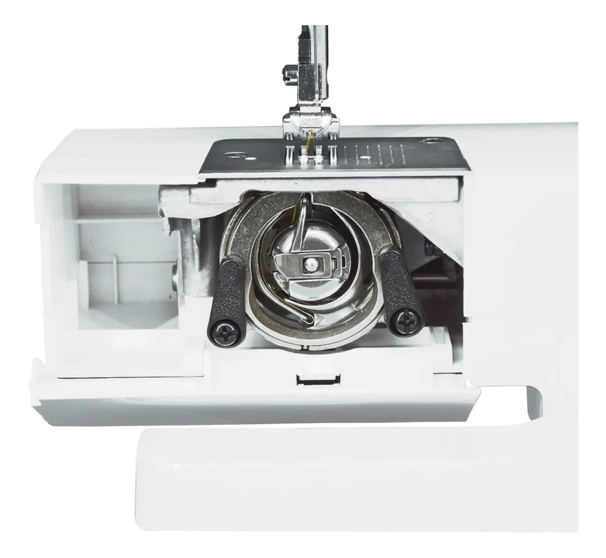 Maquina Coser Recta 33 Puntadas Agujas Luz Led Domestica Color Blanco