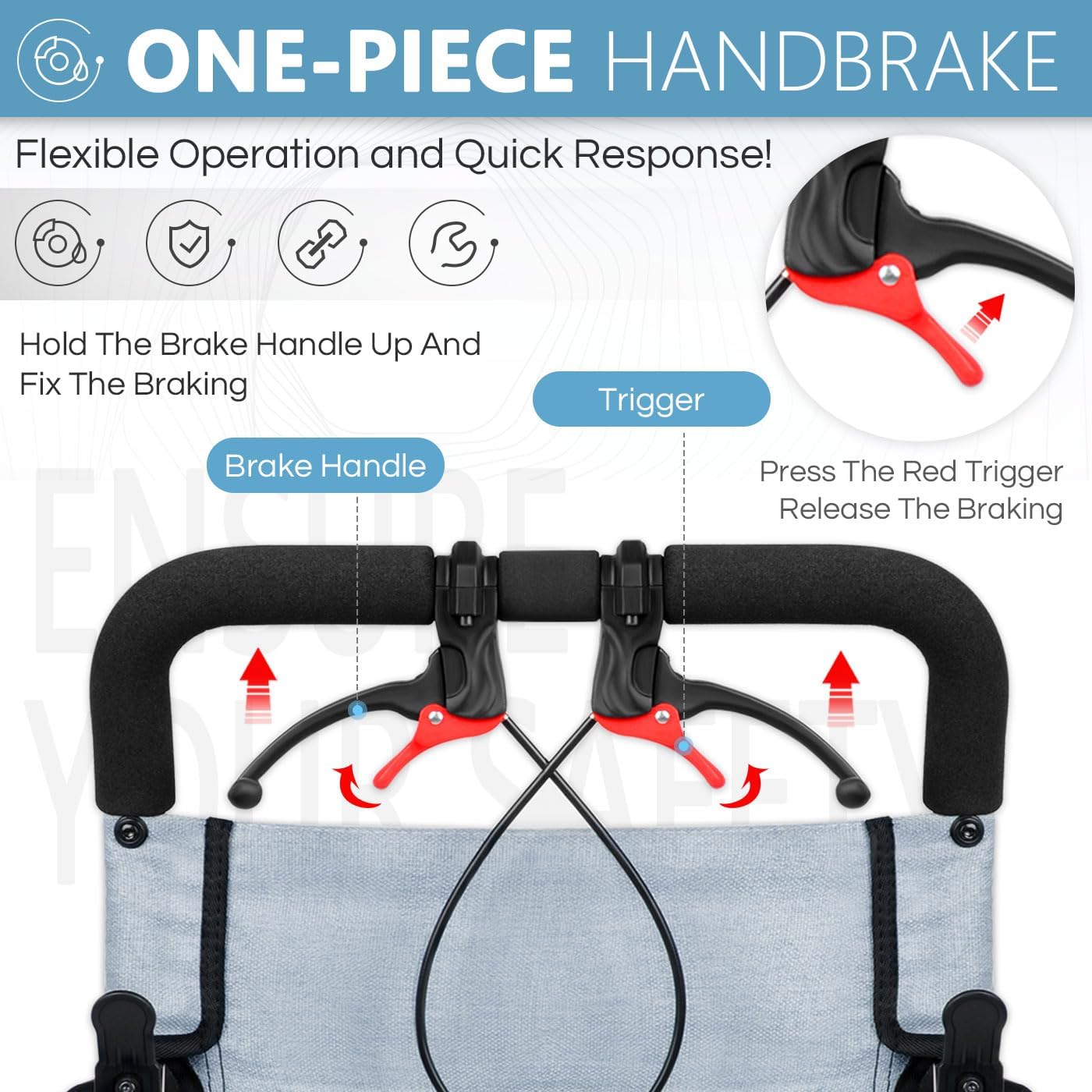 Silla de Ruedas Para Ultraligera (azul), solo 8,6 kg, sillas de ruedas cómodas para adultos, sillas de transporte plegables ultraligeras, sillas de ruedas de viaje para adultos.