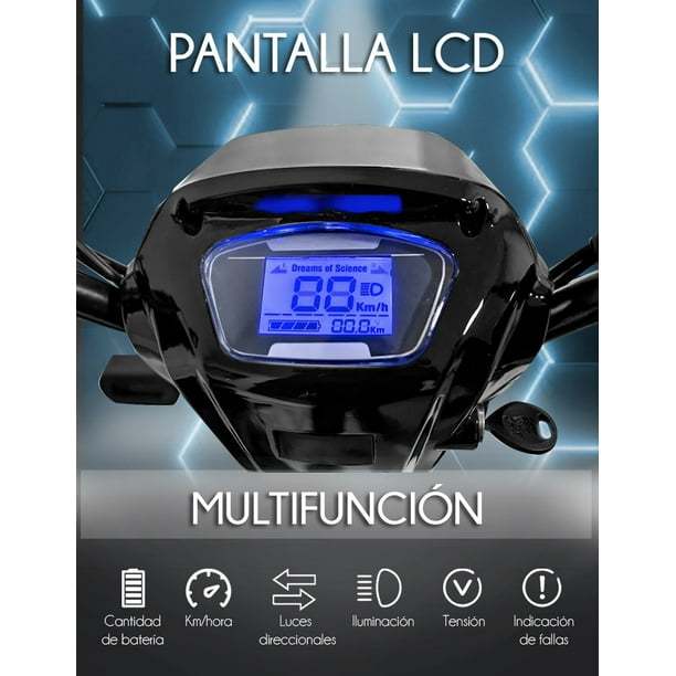 Red V Bicicleta Electrica 500w Pantalla Lcd Bateria 48v 12a