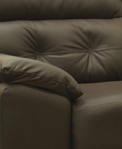 CONFORTOPIEL | Sofá de Piel Genuina Dublin (Chocolate) Medidas APROXIMADAS: (230 cm Largo x 85 cm Profundidad x 95 cm Altura)