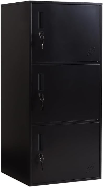 Casillero de almacenamiento vertical metálico de 2 puertas para habitación de niños, escuela, oficina, hogar, apilable, de acero, para juguetes y equipo deportivo, dispositivo antivuelco (2D,