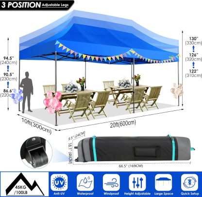 Tienda de campaña desplegable para Exteriores