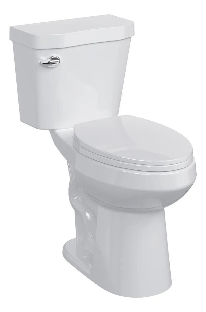 Inodoro De Dos Piezas Para Baño Con Asiento De Cierre Suave
