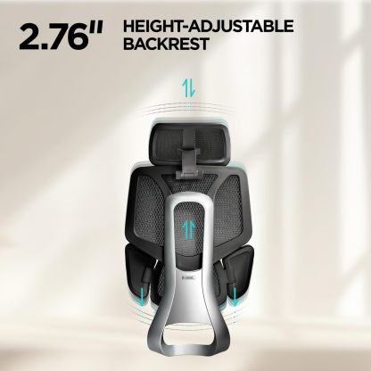 🪑Hbada E3 Air Silla de Oficina Ergonómica, Soporte Lumbar Dinámico de 3 Zonas, Reposacabezas Ajustable 3D, Reposabrazos 3D, Silla de Ordenador Giratoria
