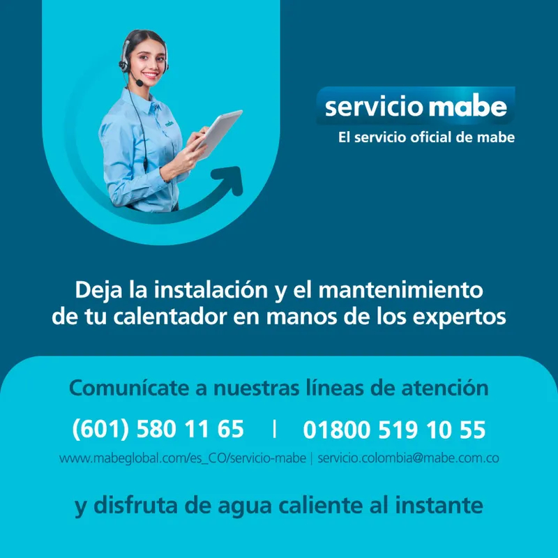 Calentador De Agua 10 Litros Tiro Natural Blanco Mabe