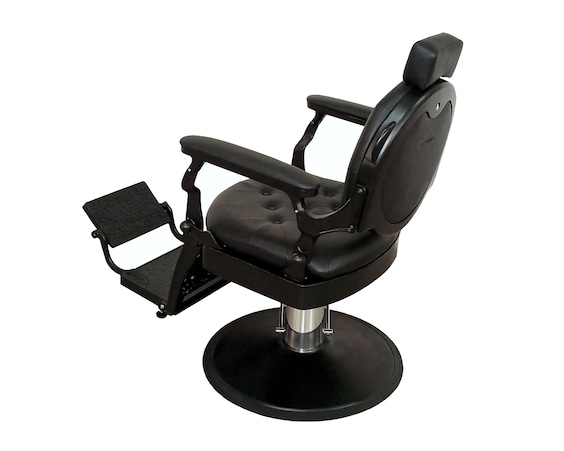 Silla para Barbería Letmex Negra