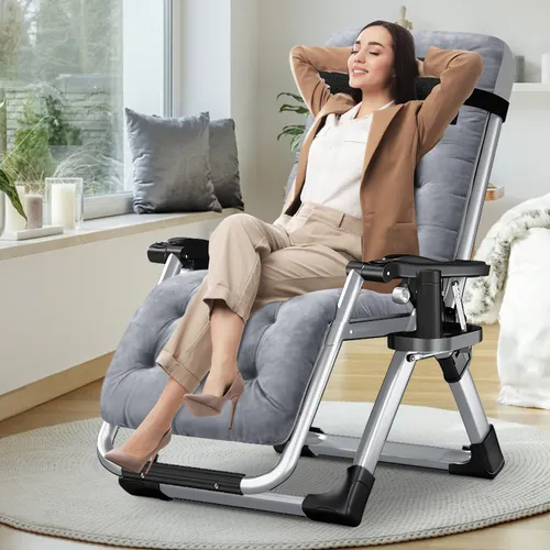 Silla Zero Gravity, Reclinable Acolchada Para Exterior
