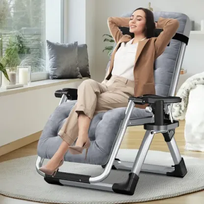 Silla Zero Gravity, Reclinable Acolchada Para Exterior