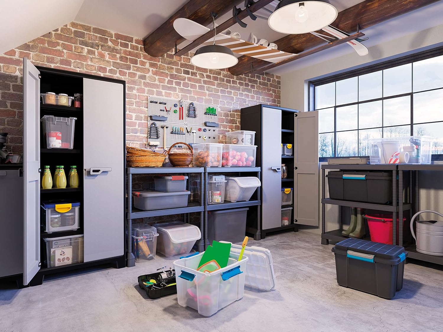 Keter - Titan Multiespacio, gabinete de plastico, resistente