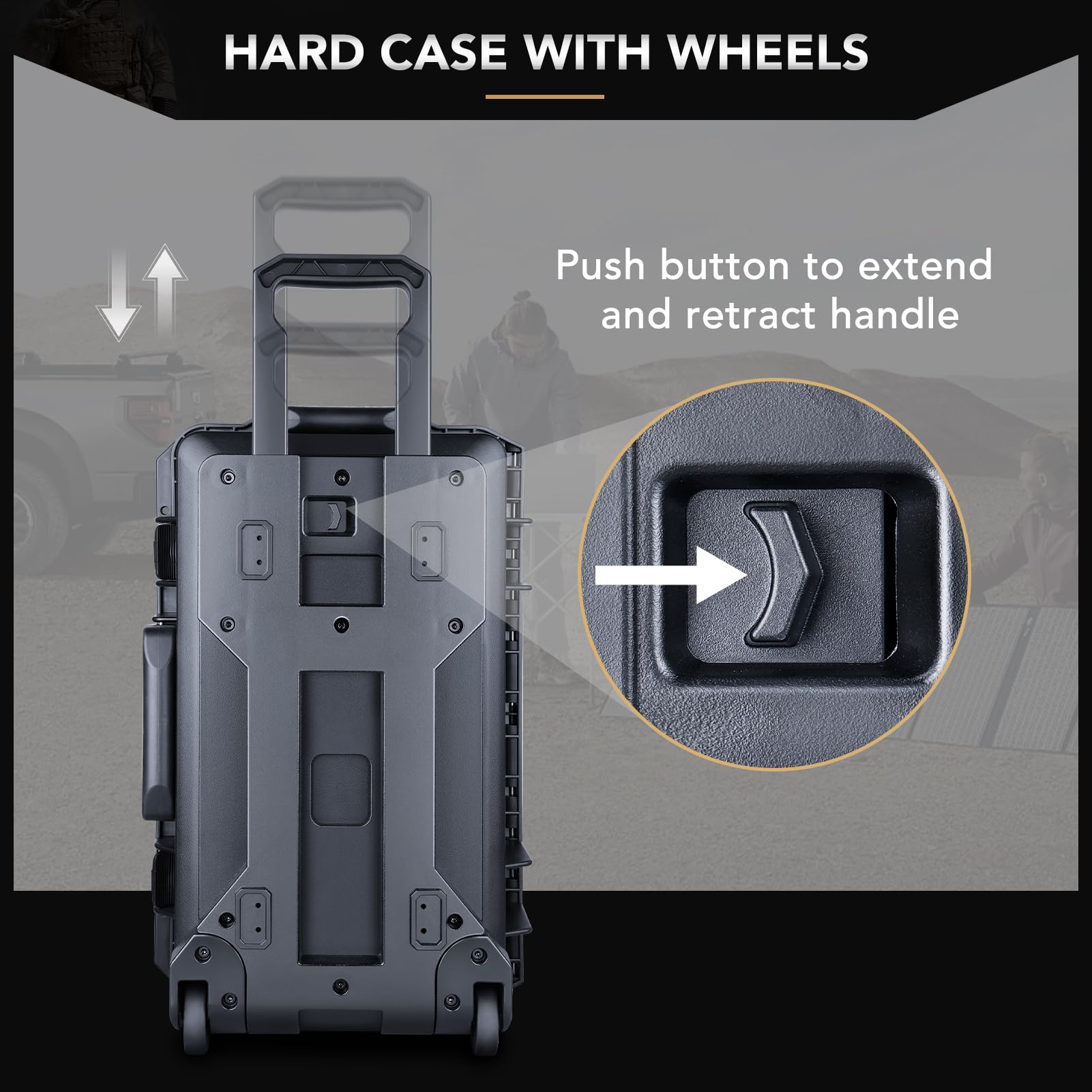 Lykus HC-3810 MaletÃ­n/Maleta/Estuche/Case Impermeable con Espuma, TamaÃ±o Interior 38x28x13.5 cm, Adecuado para CÃ¡mara RÃ©flex, Dron PequeÃ±o, VideocÃ¡mara, CÃ¡mara de AcciÃ³n y MÃ¡s
