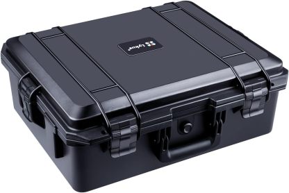 Lykus HC-3810 MaletÃ­n/Maleta/Estuche/Case Impermeable con Espuma, TamaÃ±o Interior 38x28x13.5 cm, Adecuado para CÃ¡mara RÃ©flex, Dron PequeÃ±o, VideocÃ¡mara, CÃ¡mara de AcciÃ³n y MÃ¡s