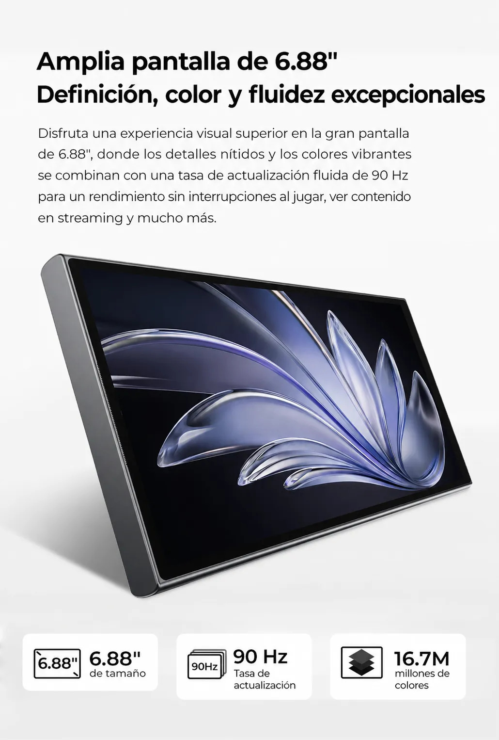 Smartphone Libre 16GB RAM + 256GB ROM, Batería 5150mAh, Android 15, OTG, Huella Dactilar y GPS