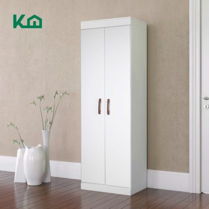 Kingshouse | Ropero De 6 Puertas con 2 Cajones – Color Café – Barra para Colgar – Estructura MDP – Mueble Organizador De Ropa – Armario para Casa, Recámara y Hogar