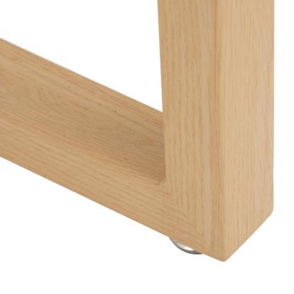 Comedor Graph 4 Sillas Mesa Rectangular 100x100x75 cm Natural/Transparente