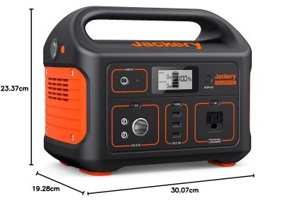 Jackery - Central de energÃ­a portÃ¡til Explorer 500, 518 Wh generador solar para exteriores, paquete de baterÃ­a de litio mÃ³vil con salida de CA de 110 V/500 W para uso domÃ©stico, respaldo de