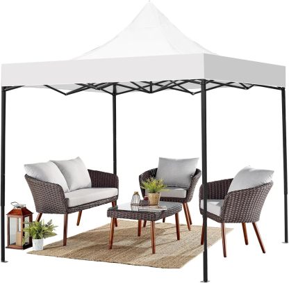 Carpa Plegable 3 x 3 m, Toldo de jardÃ­n Impermeable, Carpas para Exteriores Pergola,Cenadores para Jardin Fiesta Camping Playa