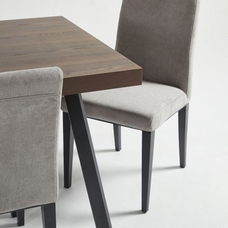 Juego de Comedor Gris 6 Sillas