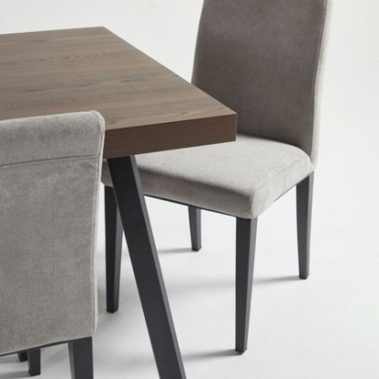 Juego de Comedor Gris 6 Sillas