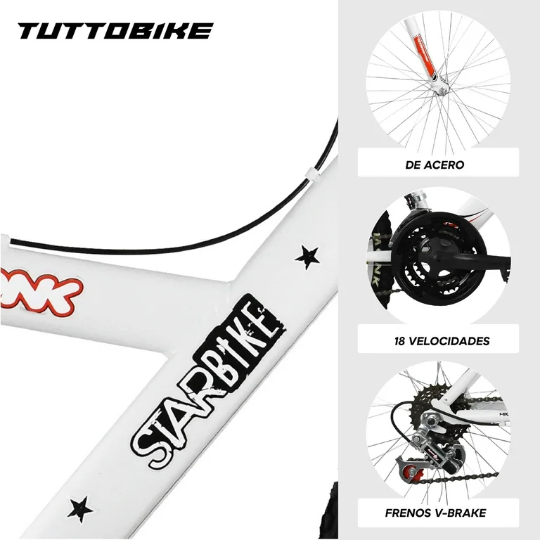 Bicicleta Montaña Rodada 26 18 Velocidades Starbike Monk Starbike MTB