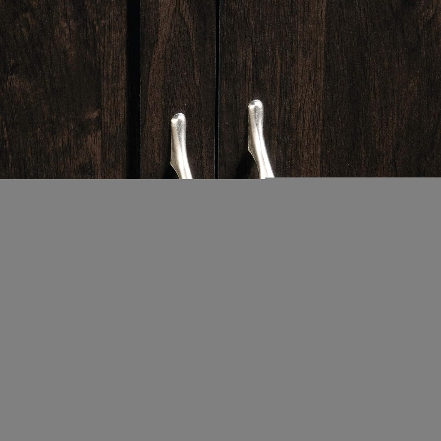 Sauder - Armarios de Almacenamiento Diversos para despensa, Longitud: 75,2 cm x Ancho: 40,9 cm x Alto: 180,6 cm, Acabado de Roble Highland