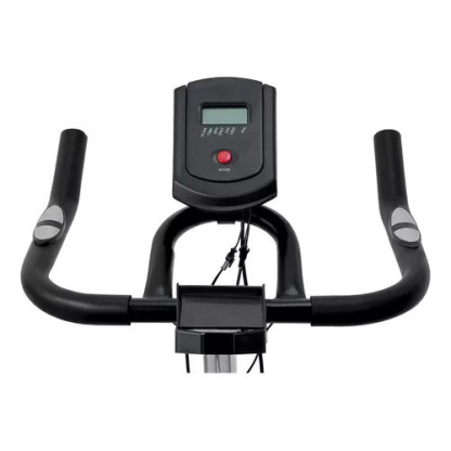 Bicicleta Spinning 15kg Gym Fija Centurfit Profesional Hogar Color Negro